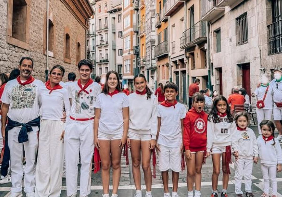 Verdeliss presume de Sanfermines con su escalerita familiar