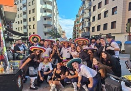 Un grupo de jóvenes disfruta durante la pasada edición de los San Faustos