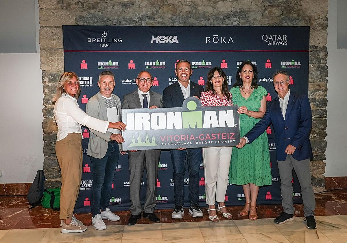 Presentación del Ironman de Vitoria-Gasteiz 2025.