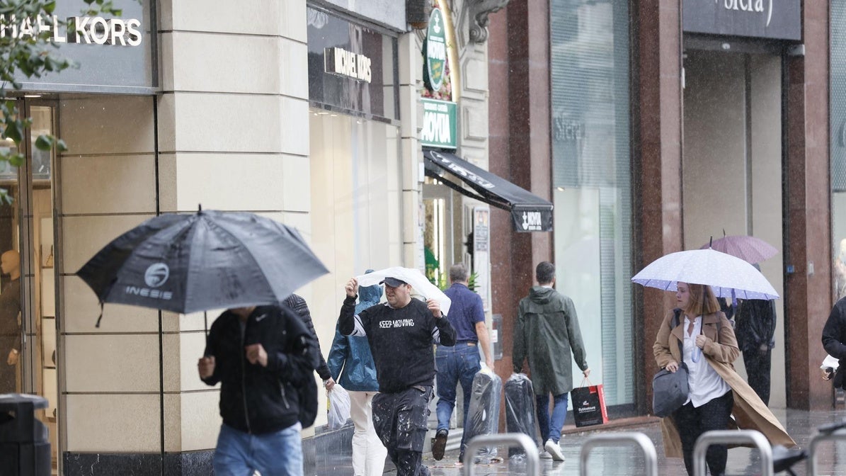 Activan el aviso amarillo por lluvias intensas ante la llegada de una dana este viernes