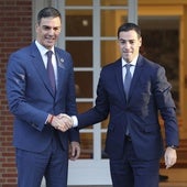 Pedro Sánchez e Imanol Pradales, en la reunión celebrada el pasado noviembre.