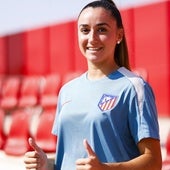 Vicky Chica, durante su etapa en la cantera colchonera.
