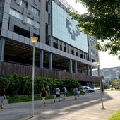Vista de la biblioteca del campus de Leioa.