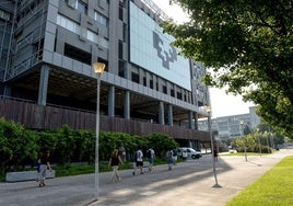 Vista de la biblioteca del campus de Leioa.