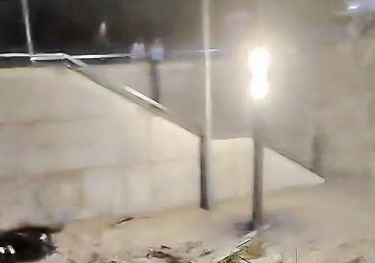 El río se desborda en Villabuena de Álava