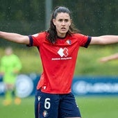 Celia Ochoa, duranet su etapa en Osasuna.