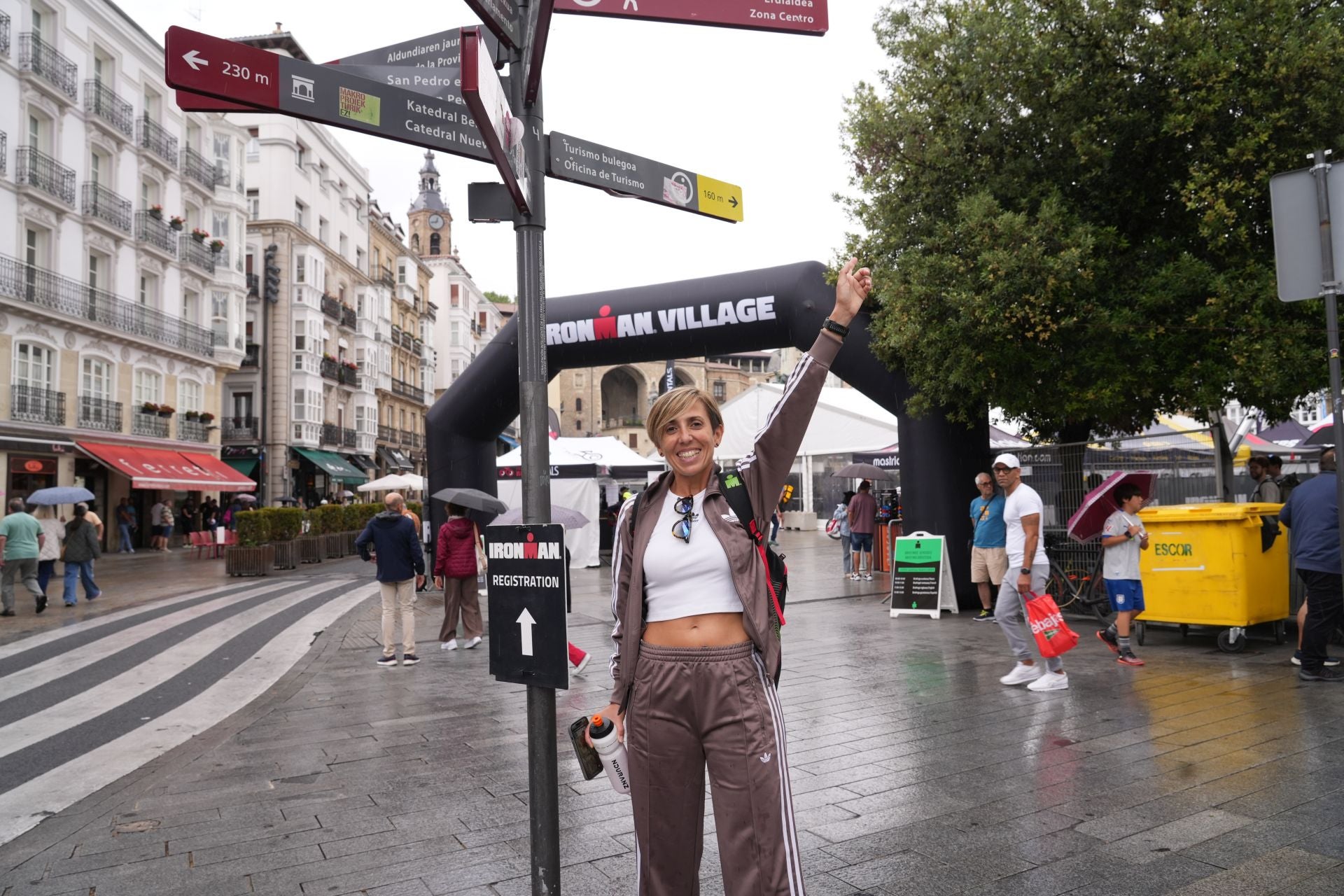 Lindsey Zammit, procedente de Malta, en el Ironman Village.