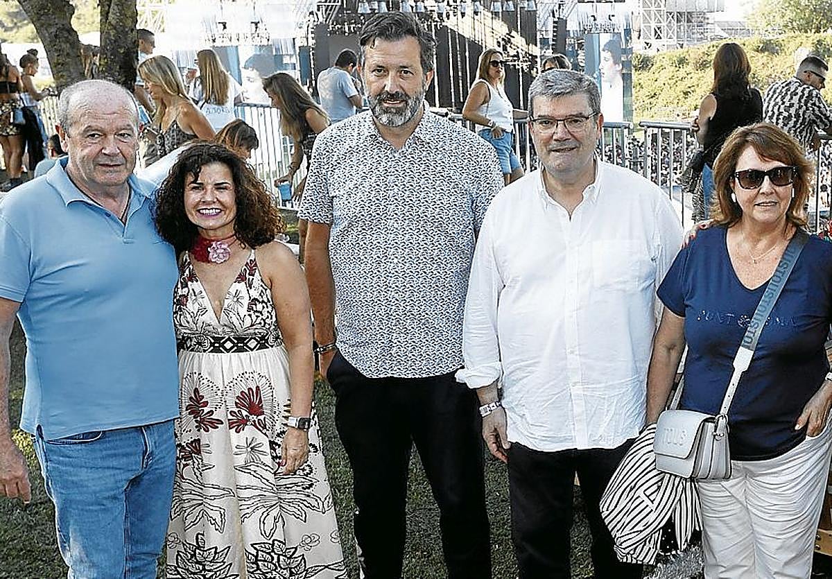 Ricardo Barcala, Ana Molina, Alfonso Santiago, Juan Mari Aburto, Arantza Díez, Kontxi Claver y Amaia Arregi.