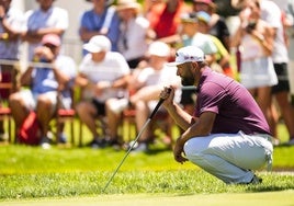Sigue la jornada del sábado del LIV en Valderrama, Rahm a por el liderato