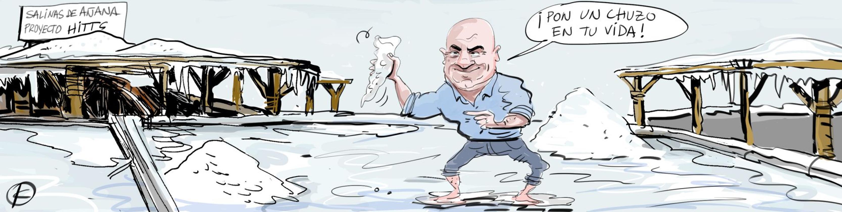 La tira de Cerrajería sobre el turismo en Añana