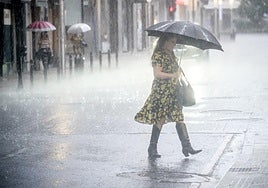 Alerta por nuevas trombas, granizo y vendavales este domingo en Álava