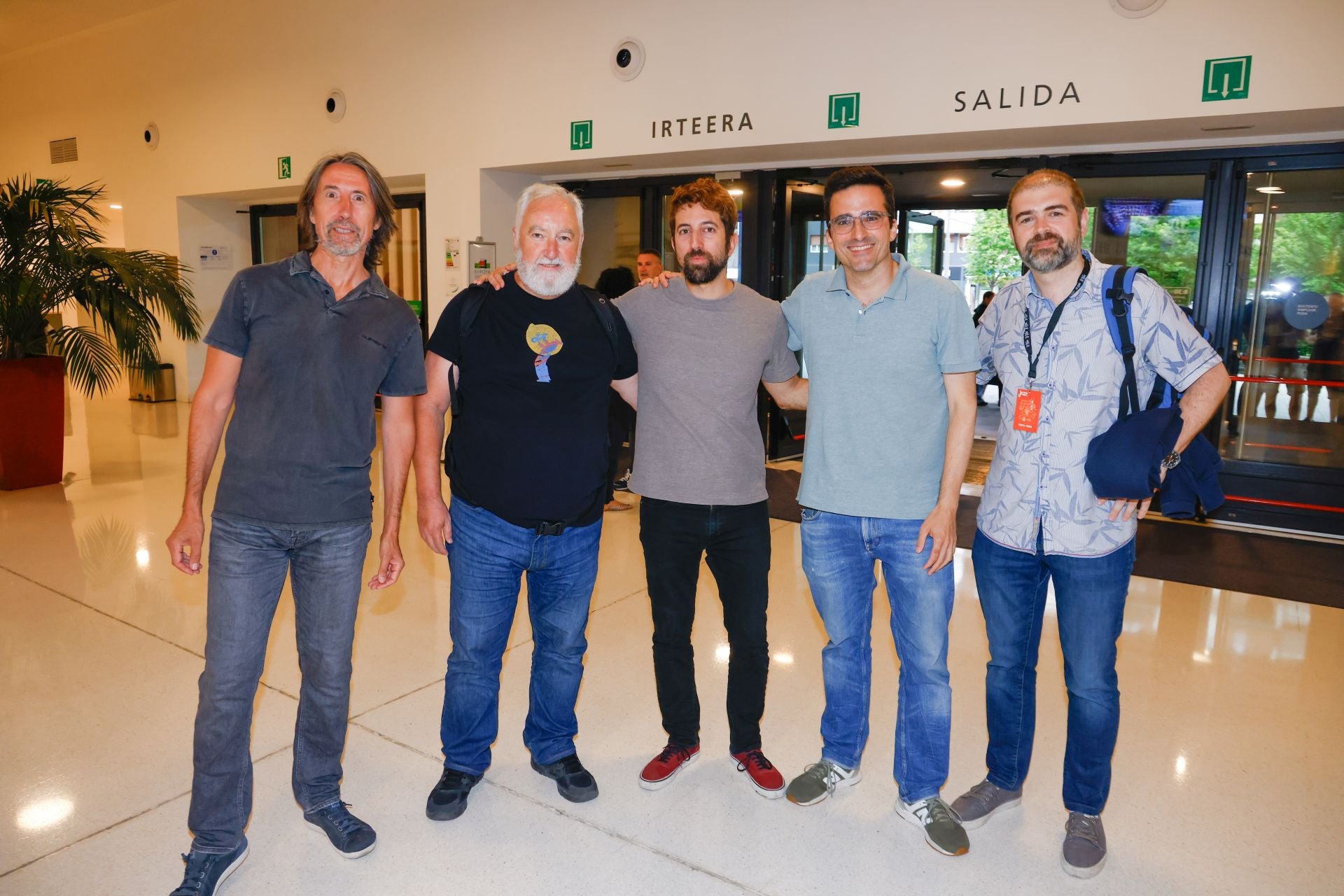 Rubén Kovalski, José Luis Luna, Andoni Eskubi, David Lamikiz y Carlos Pérez Cruz.