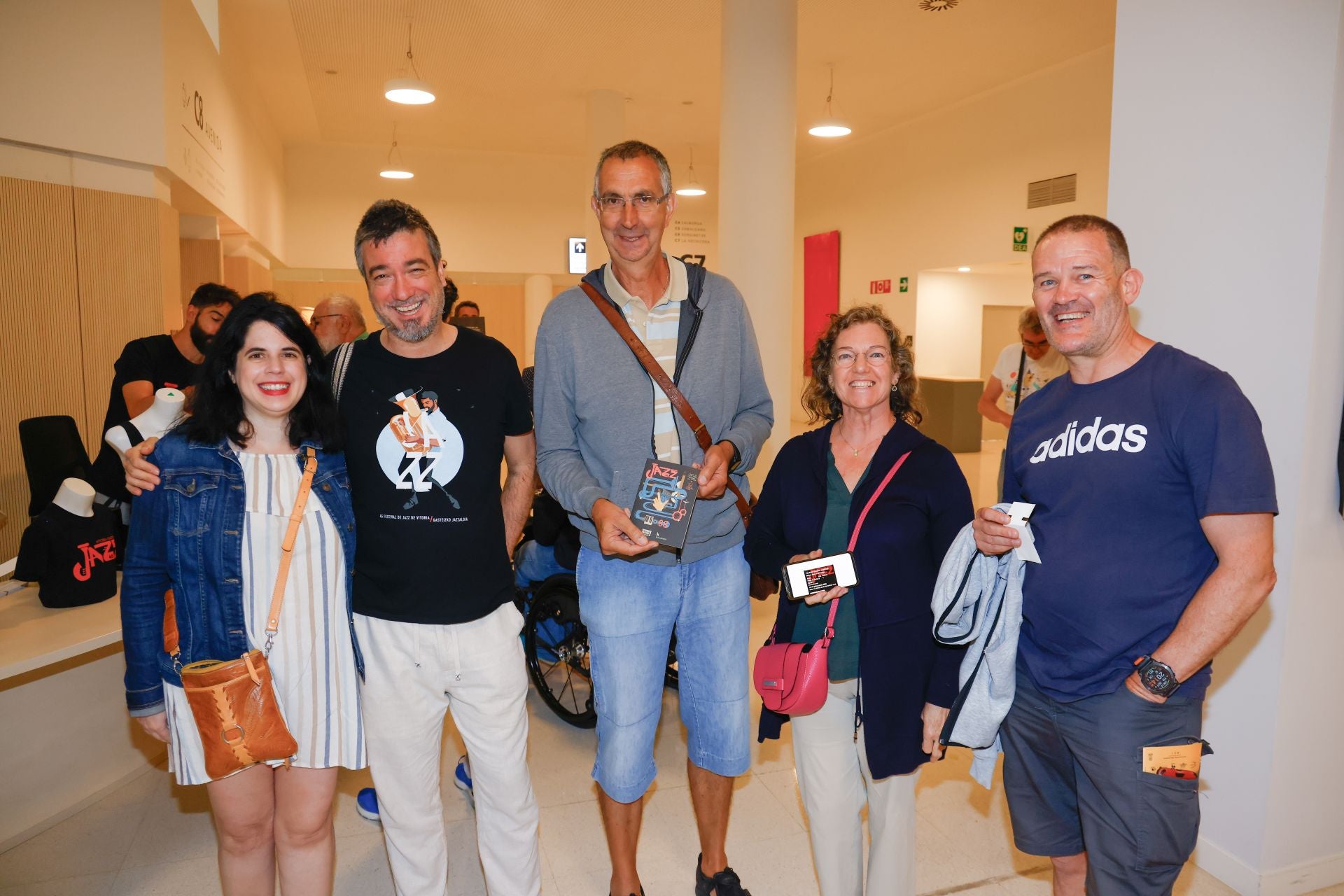 Celia Muñoz, Joxé Carreras, Dioni García, Nati Díaz de Garayo y Antonio Blanco.