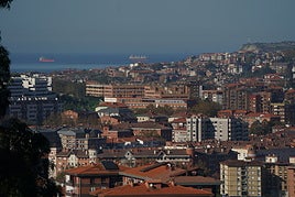 Vista de Getxo desde Leioa.