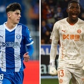 Pica y Owono, con el Alavés en la última temporada.