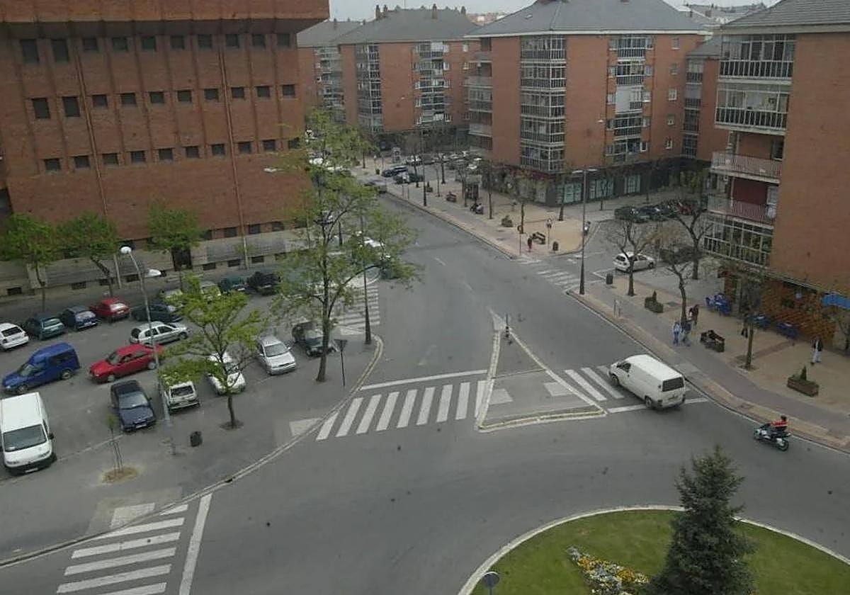 Tramo de la calle Reyes de Navarra.