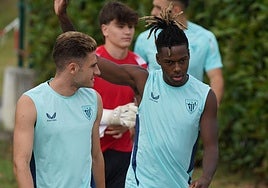 Valverde ya trabaja con todo el equipo, a la espera de Jauregizar