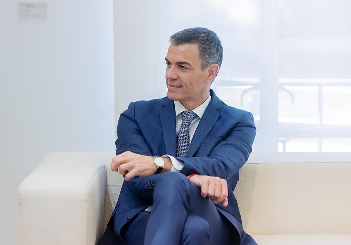Pedro Sánchez en Moncloa