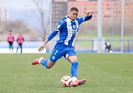 José de León, una de las perlas del Deportivo Alavés, jugará cedido en el Barakaldo.