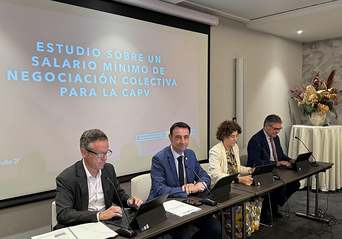 La horquilla del salario mínimo del Gobierno vasco va de 1.268 a 1.385 euros en 14 pagas