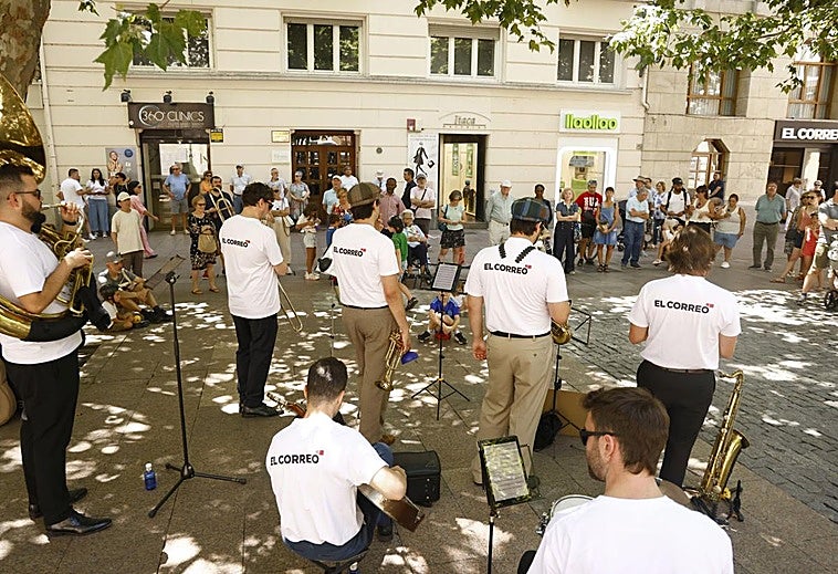 La banda South Side Stompers actuará esta semana en diferentes puntos de la ciudad.
