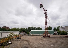 Estado del solar tras la intervención de los operarios contratados por los nuevos dueños de la parcela de URSSA.