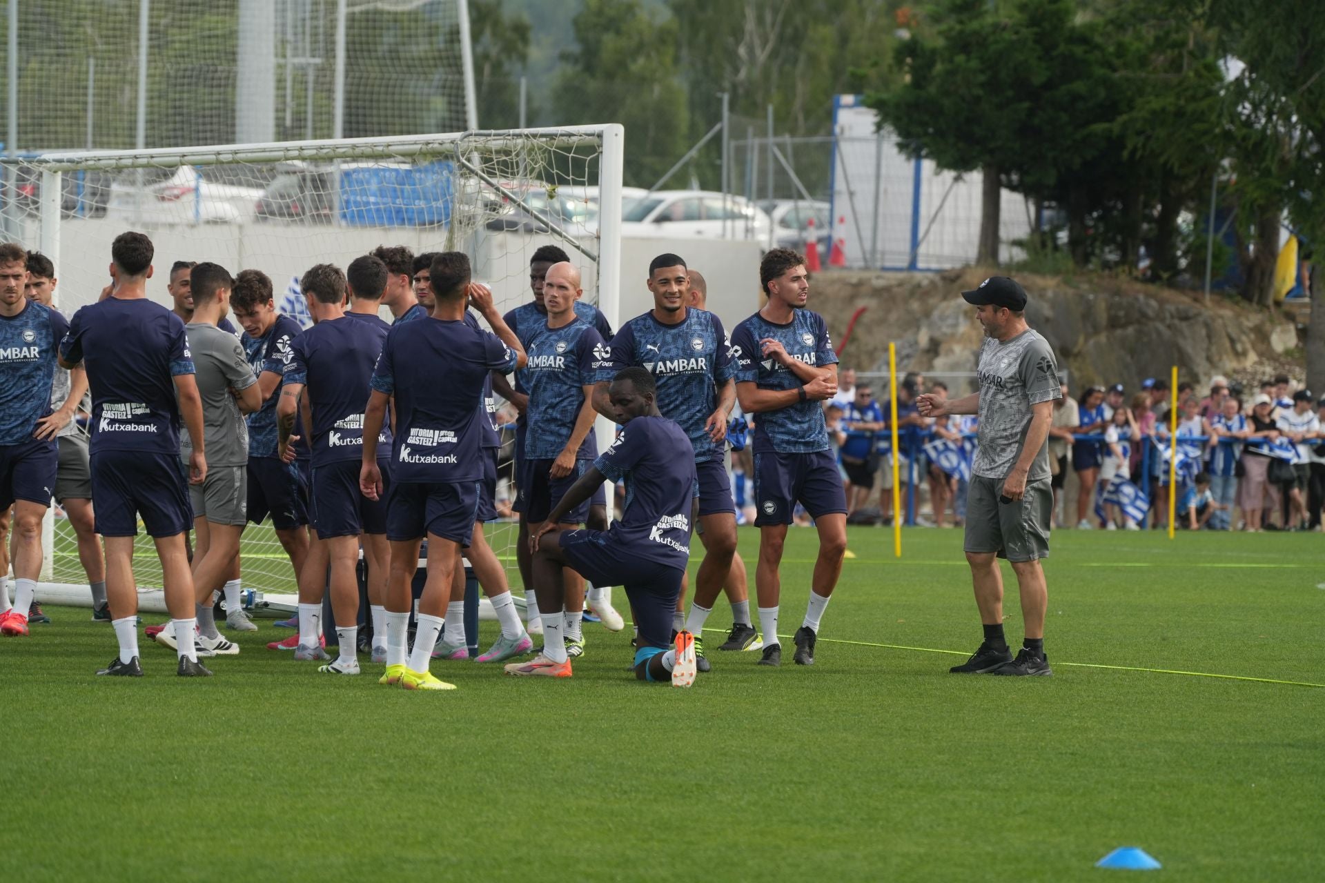 Las mejores imágenes del entrenamiento abierto del Alavés