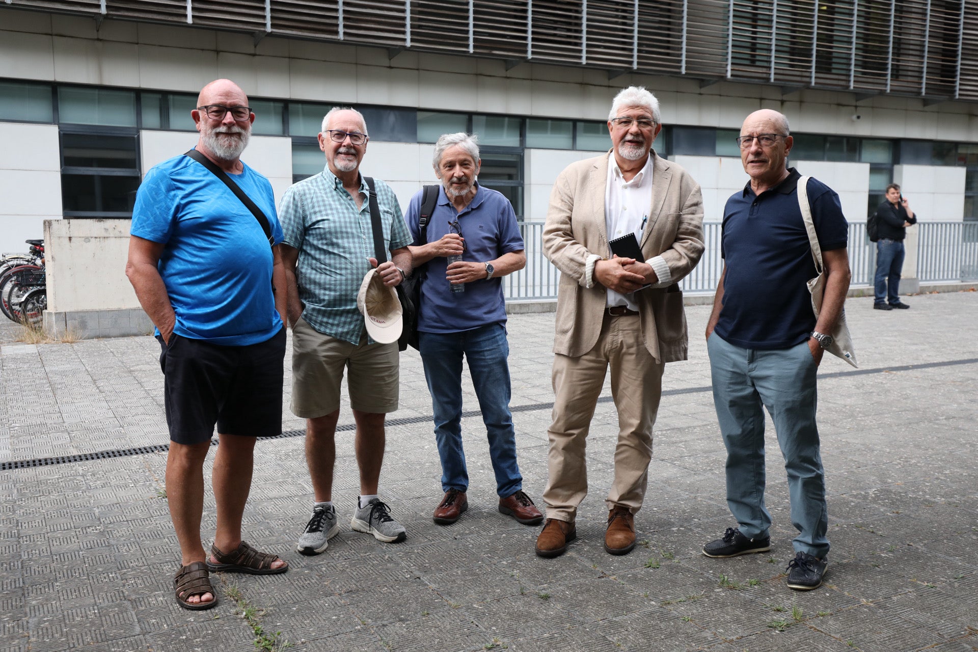 José Ángel Lekuona, Julen Torres, Luis Castells, José María Ortiz de Orruño y Félix Luengo.
