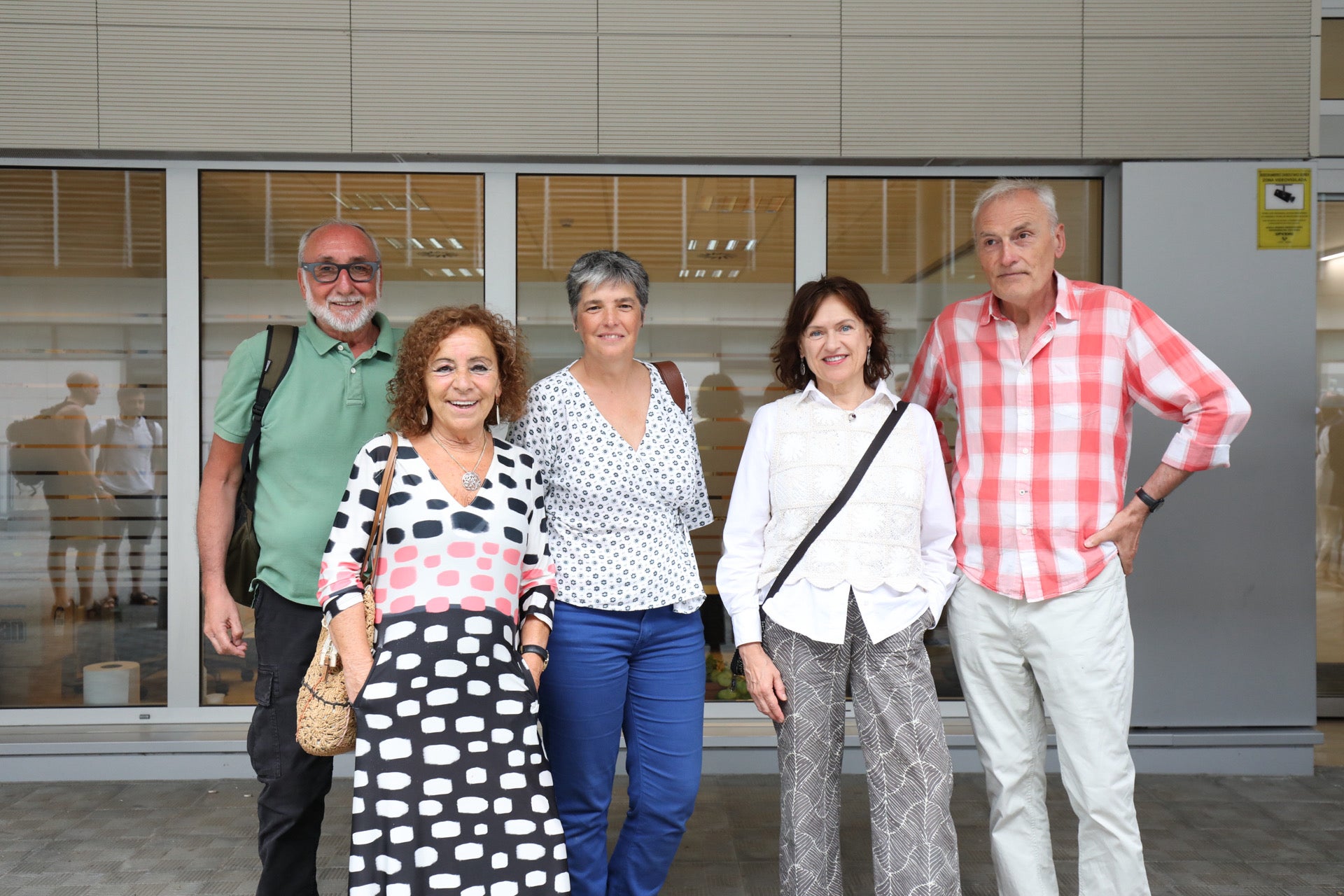 Daniel Ángel Cardoso, Mamen Peso, Arantxa Orive, Marisol Ortiz de Zárate y Arturo García. 