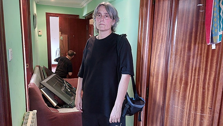 Olga ha recuperado hoy su vivienda tras más de un año de lucha.