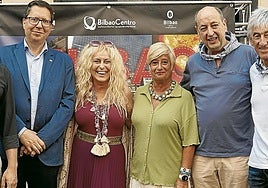 Unai Izquierdo, Gonzalo Olabarria, Olga Zulueta, Itziar Urtasun, Adolfo Lorente y Marino Lejarreta