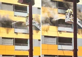 Alarma en Barakaldo por un incendio en el interior de una vivienda
