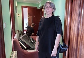 Olga ha recuperado hoy su vivienda tras más de un año de lucha.