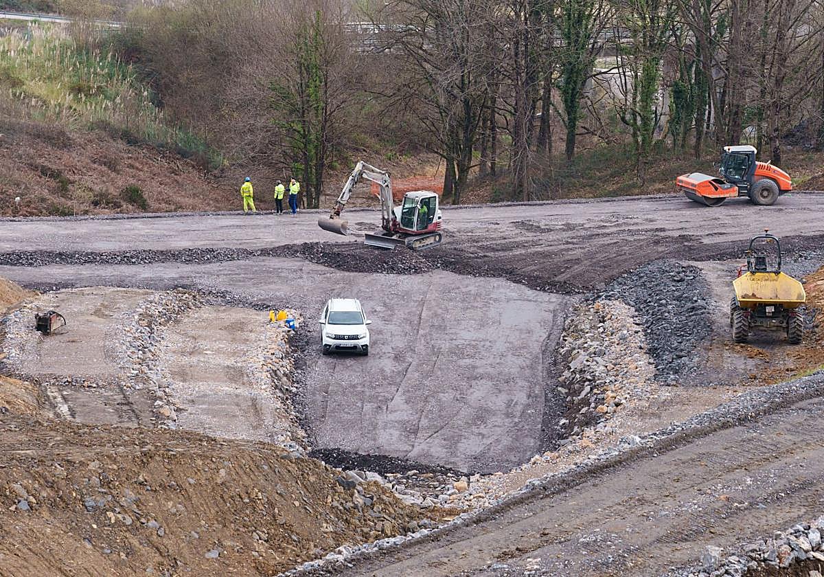 Obras para el despliegue del TAV.