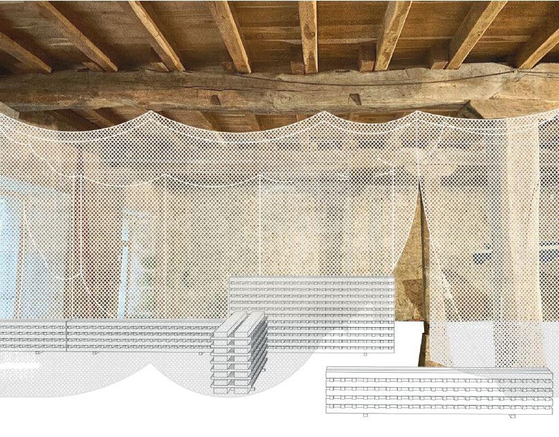 Imagen de la creación temporal diseñada para Lekeitio.