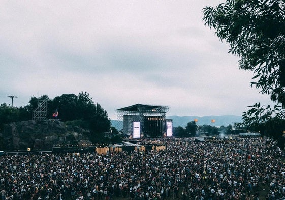 Ambiente del último día del BBK Live