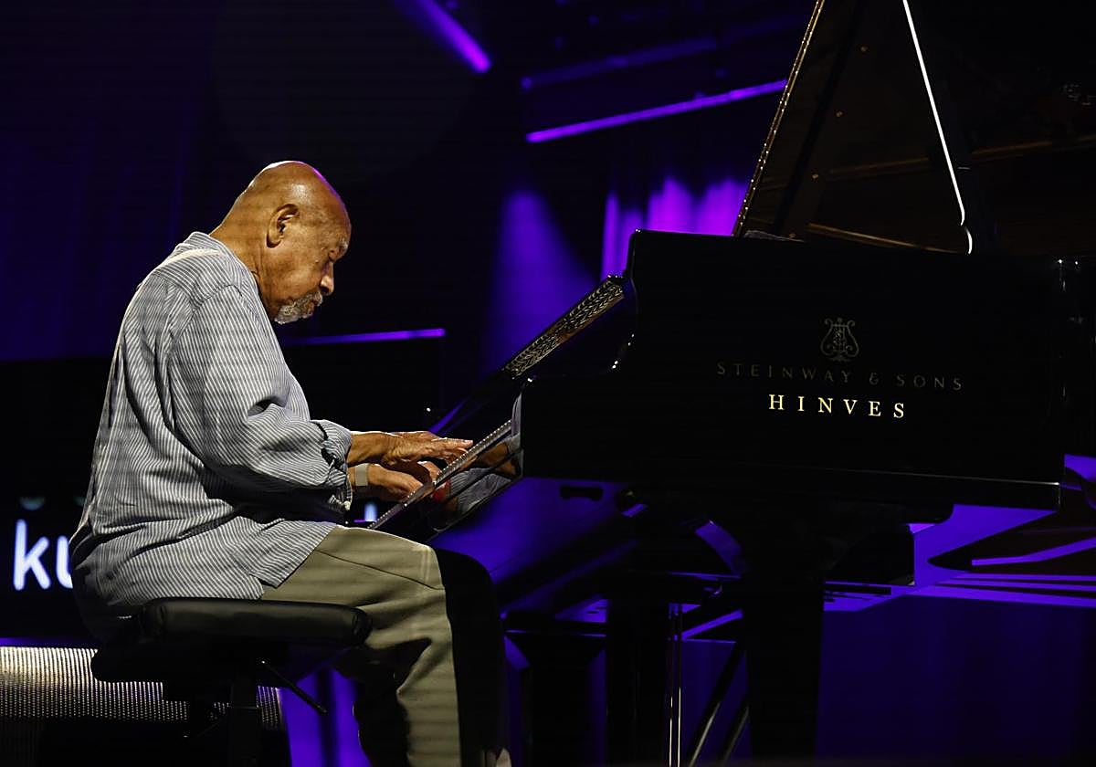 Kenny Barron, durante su actuación en el Festival de Jazz.