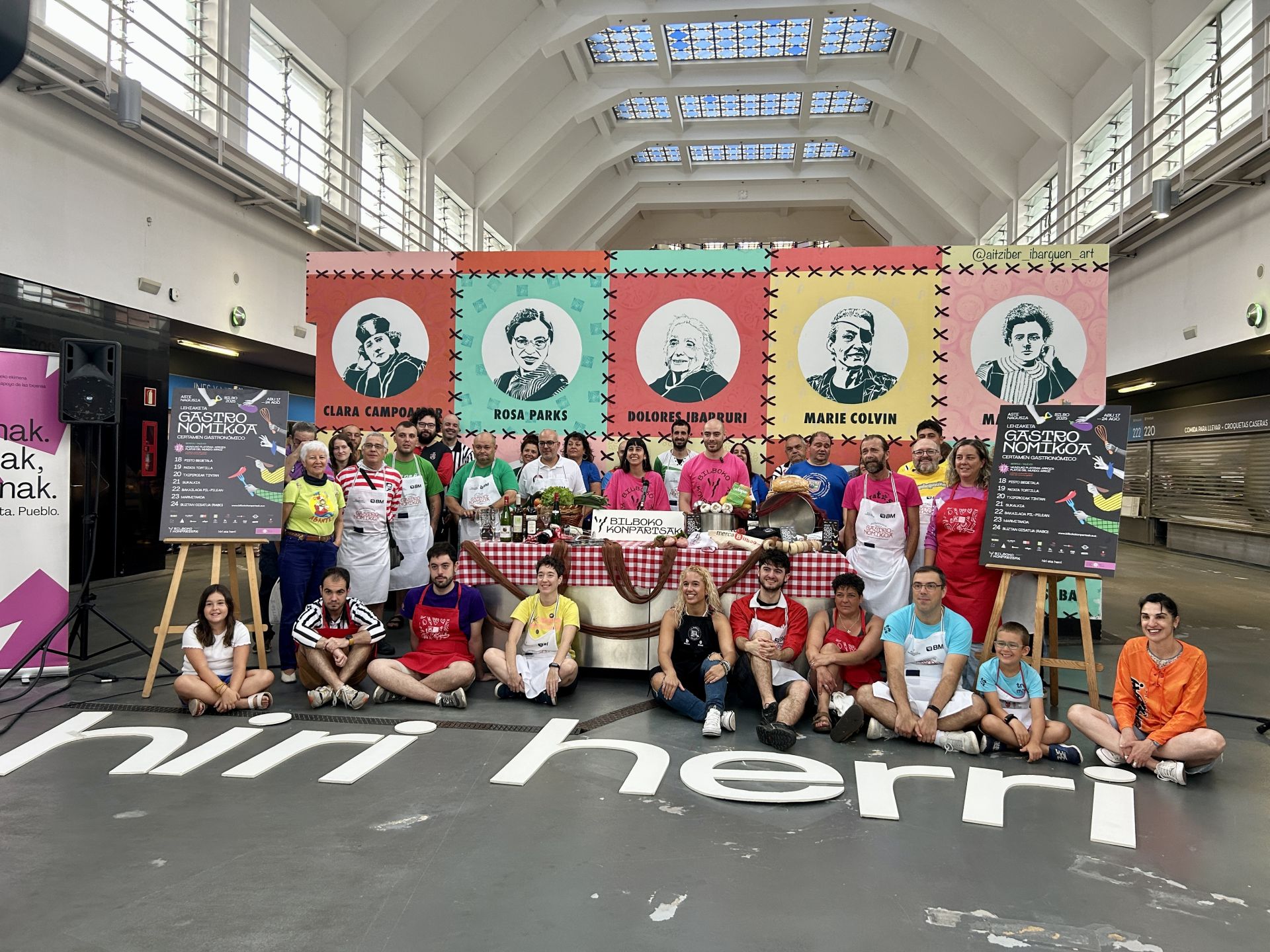 Presentación del Concurso Gastronómico en el Mercado de la Ribera.