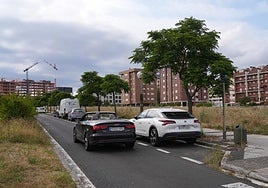 San Valentín de Berriotxoa es una de las calles que los vecinos de San Martín piden que se incluya en el nuevo mapa de la OTA.