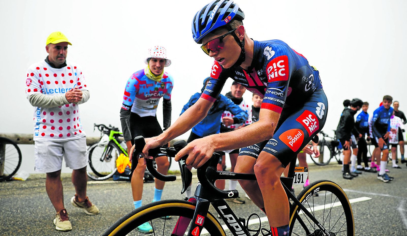 Oscar Onley ha demostrado en los Pirineos que es un gran escalador.