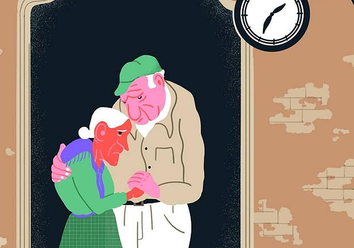 Juan y María. 'La despedida' (1961) transcurre en un tren al que sube un hombre enfermo que se separa por primera vez de su mujer. «Cuídate mucho, María. Come. Ya verás como todo saldrá bien». Un viajero le ofrece un trago de vino.