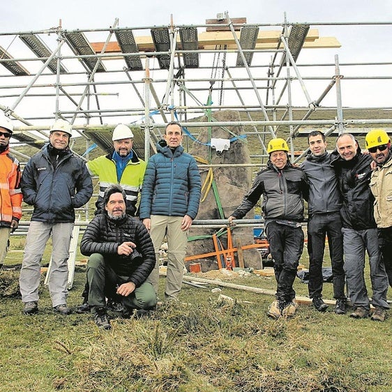 Equipo formado por arqueólogos y arquitectos