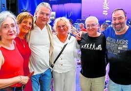 Teresa Ganzábal, Maite Sarabia, Edwing Bohlmann, Anke Garrstens, Manolo Jiménez y Andoni Íñigo.