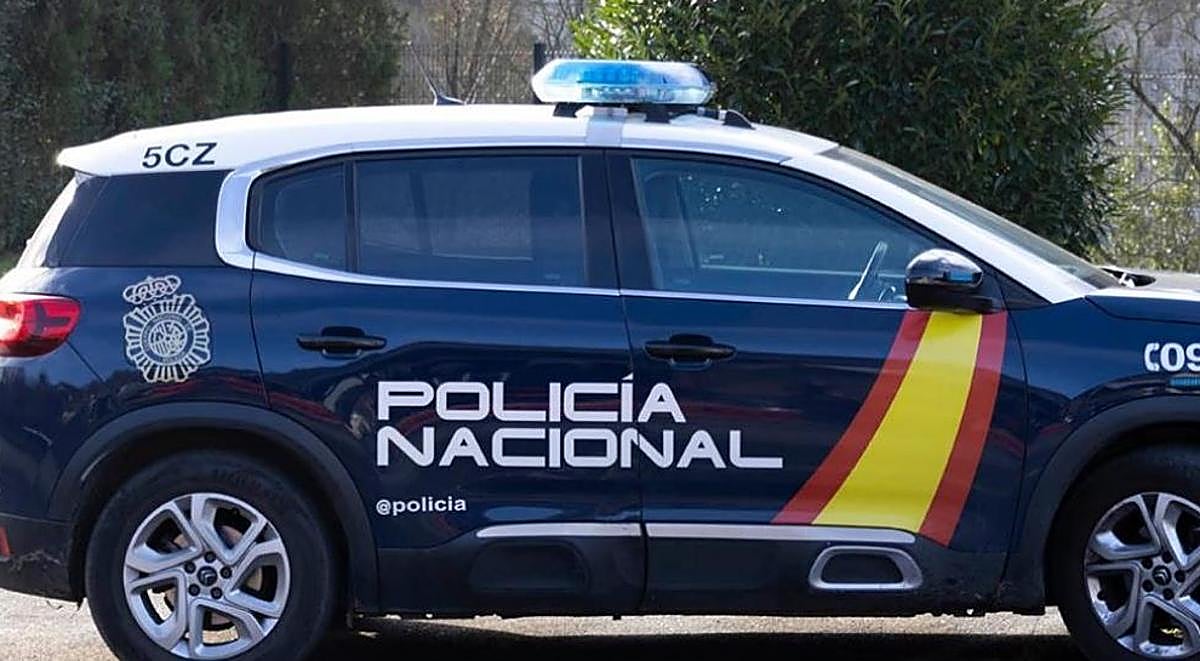 Un coche de la Policía Nacional de Langreo. E. C.