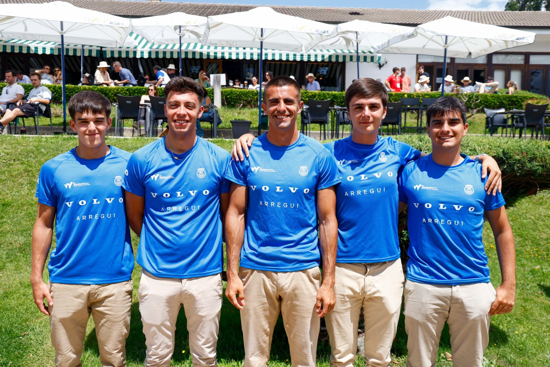 Unai Arija, Íñigo Ábalos, Alex Moro, Marcos Barrera y Álvaro Alcalde.