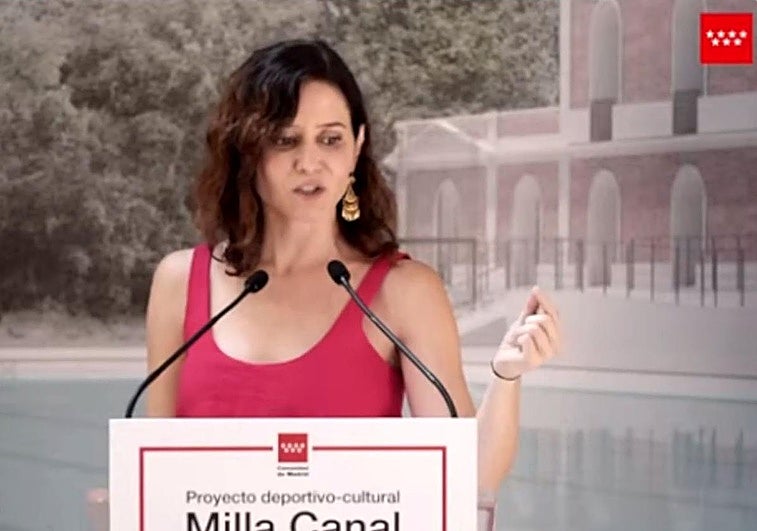 Ayuso sobre la polémica por su estancia en el chalé de la Comunidad de Madrid: «Me llevé mi táper de casa y compré en el Covirán»