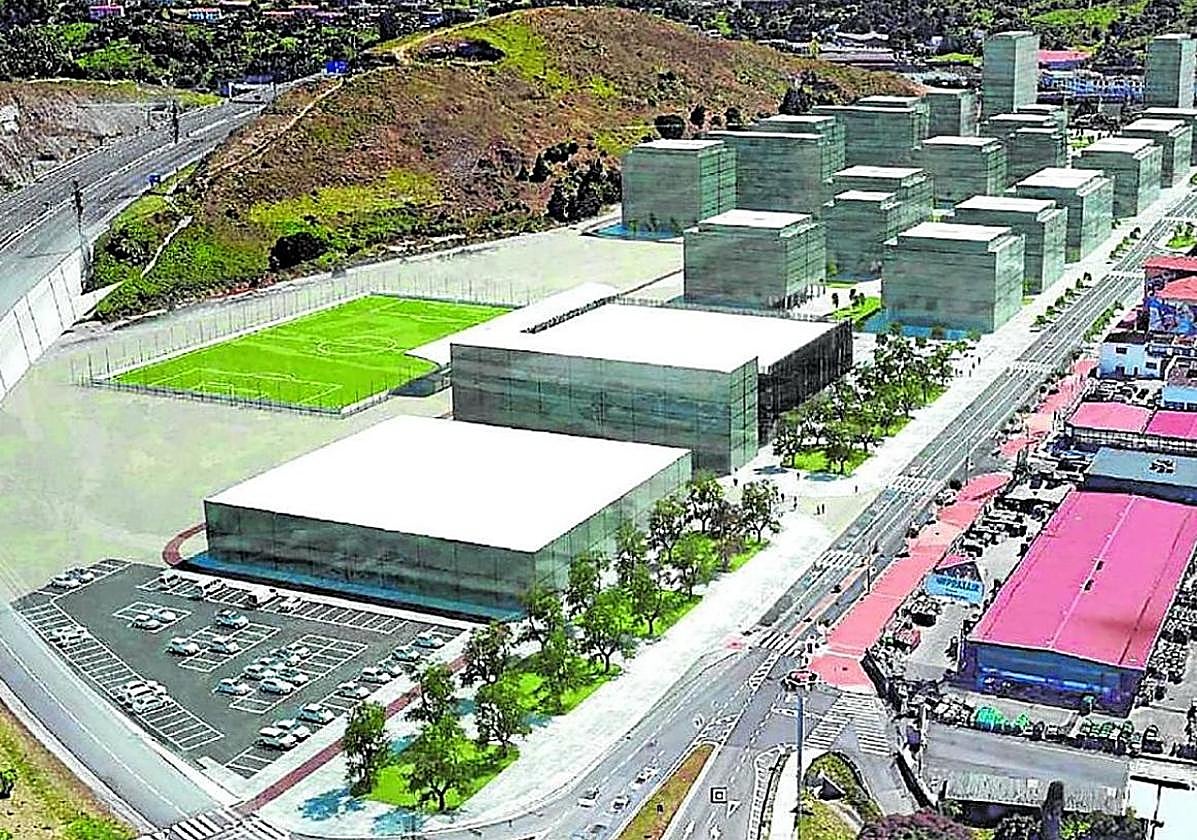 La promoción de vivienda se levantaría sobre terrenos junto al puente de Rontegi.