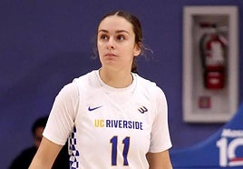 Esther Matarranz, en su estapa en la Universidad de Riverside.