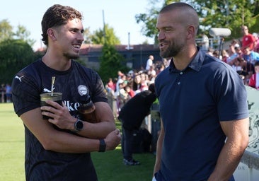 Panichelli viaja con el Alavés a Laguardia, a la espera de aclarar su futuro