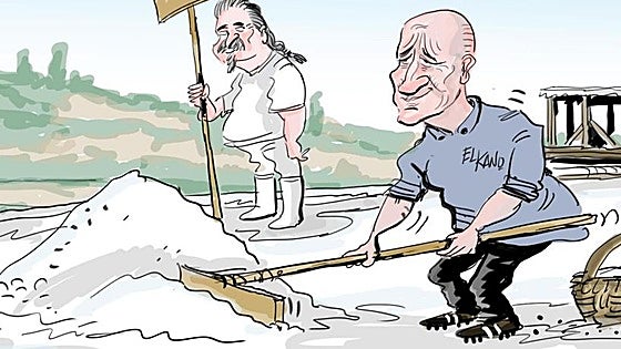 La viñeta de Cerrajería sobre Aitor Arregi como nuevo embajador del Valle Salado